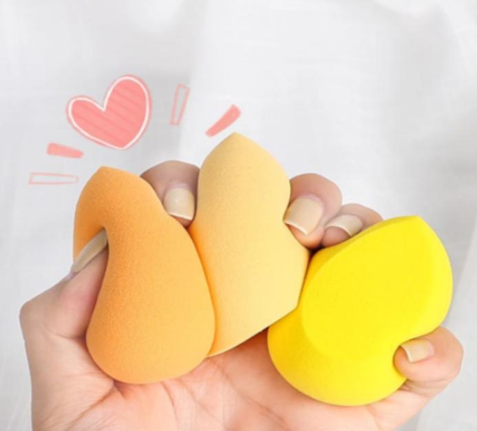 

1 3Pcs Makeup Blender Cosmetic Puff Sponge Cushion Foundation Powder Beauty Egg Tool for Women Make Up Accessories 2206157133197