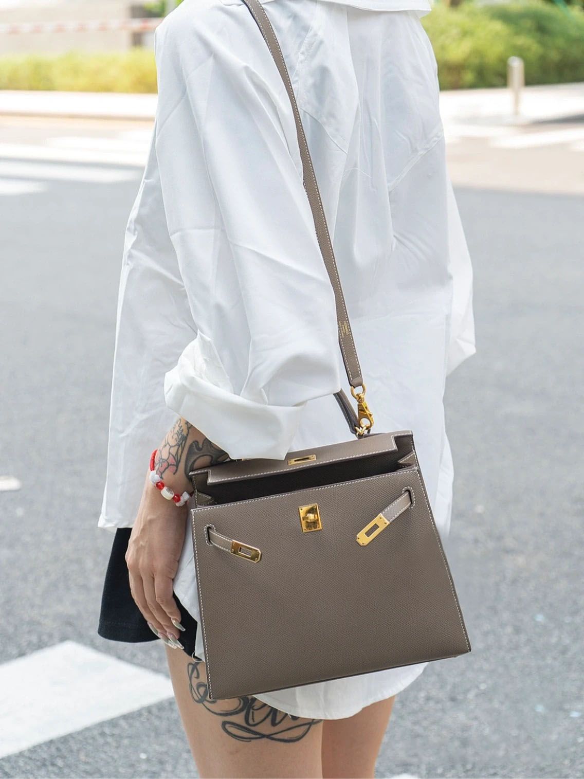 

New pendant scarf fashion handbags ladies handbag cowhide gift pony palmprint bag shoulder soft designer leather with gift box Gtnsb, Black