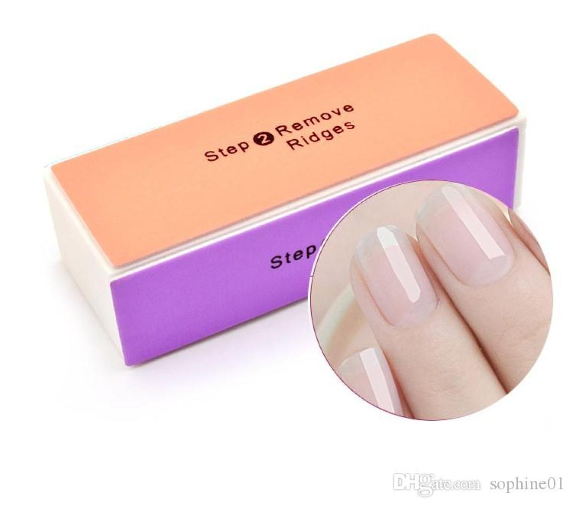 

New Professional Womens 4 WAY NAIL FILE BUFFER Polishing Block Four Art Smooth Shine 5027109