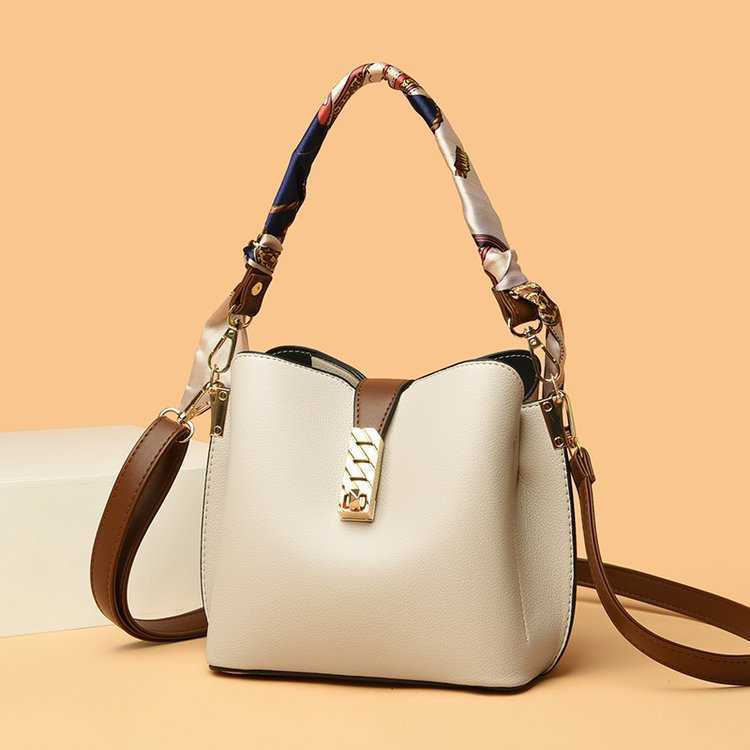 

Women's Bag New Fashion Fashion Simple One Shoulder Crossbody Bag Foreign Air Bucket Handheld Women's Bag, Red5