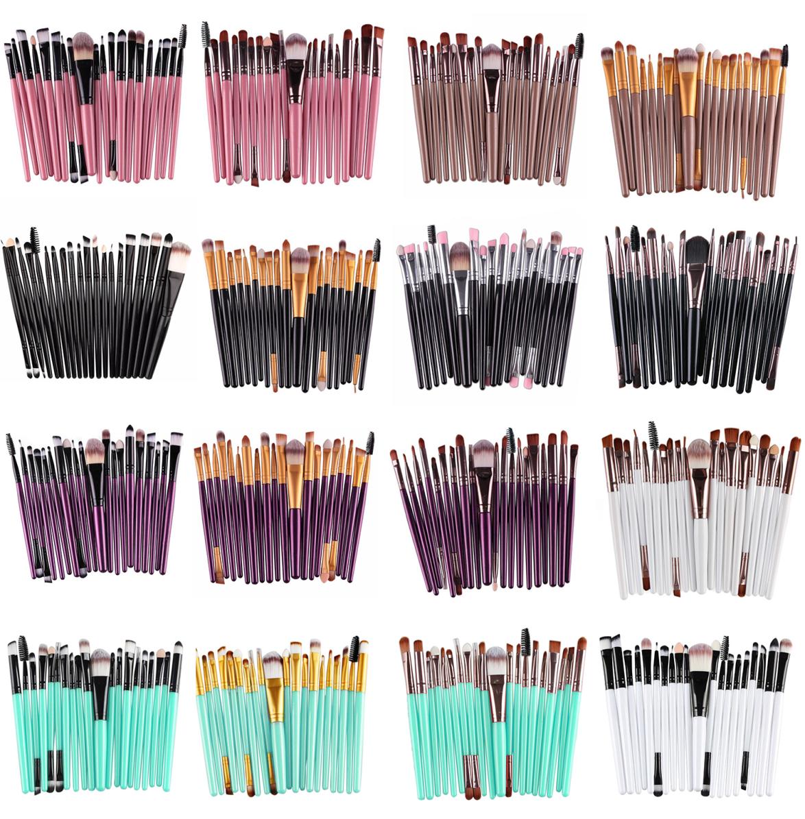 

20pcsset Professional Eyebrow Makeup Brush Eyeshadow Beauty Cosmetics Foundation Powder Brush Kit Face Lip Blending Brush Tools7236117
