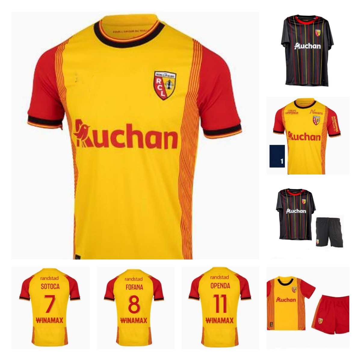 

23 24 RC Lens soccer jerseys 2023 2024 Saint-Barbe special KAKUTA OPENDA GANAGO SOTOCA FOFANA GRADIT FORTES BUKSA CABOT BANZA POREBA Football Shirt GANAGO men kids XXL, Adult 2