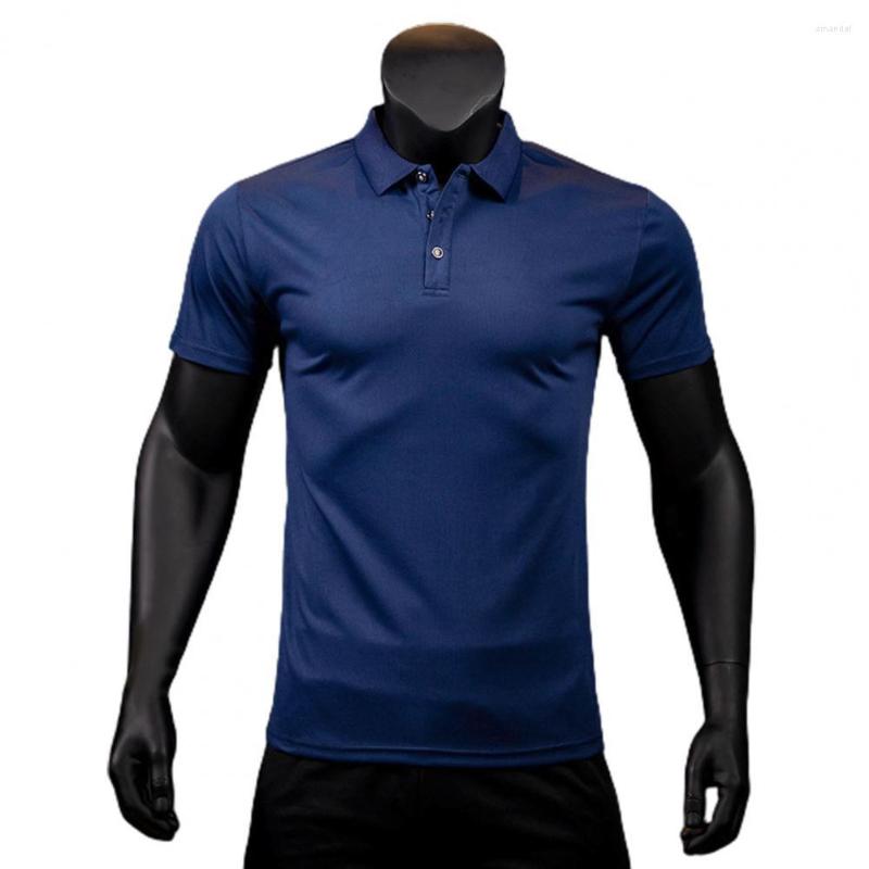 

Men's Casual Shirts 2023 Men's Shirt T-shirt Solid Color Thin Button Short-sleeved Summer Streetwear Sports, White