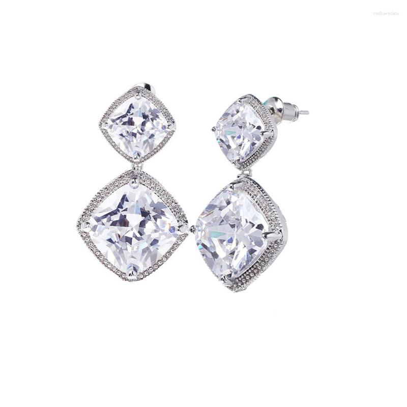 

Dangle Earrings MADALENA SARARA Women Earring Cubic Zirconia Crystal Inlaid Fashion Style Girl's