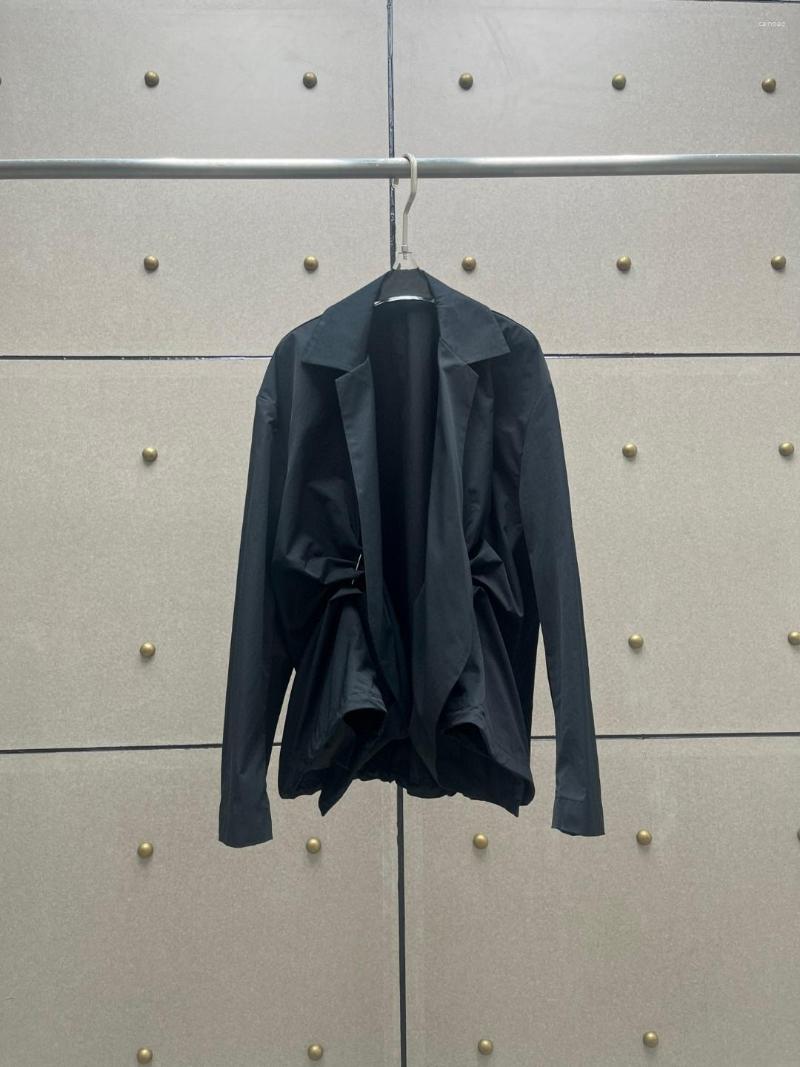 

Women' Jackets 2023SS Summer Casual Women High Quality Black Thin Coat Jacket Female Chic Outerwear Ddxgz2 4.20
