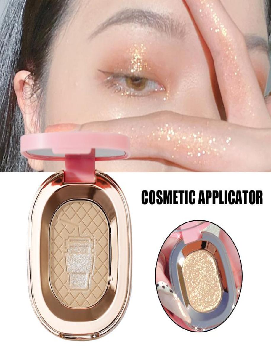 

Eye Shadow 1 Colors Eyeshadow Palette Highlight Shimmering Naturally Long Lasting No Smudging DL2706548, Black