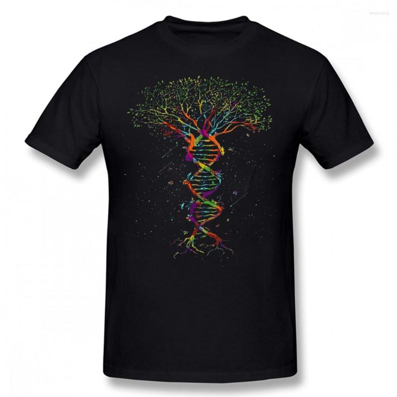 

Men's T Shirts Funny Tree Of Life DNA Geek Graphic Cotton Streetwear Short Sleeve Birthday Gifts Summer Style T-shirt Mens Clothing, White