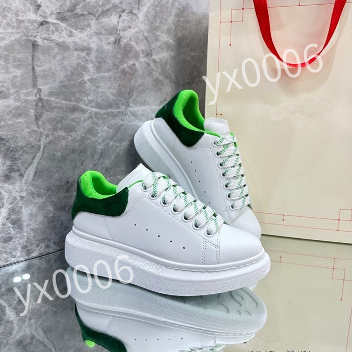 

New Designers sneaker Casual Shoe Sole White Black Leather Womens mens high-quality Flat Lace Up Trainers sneakers size 35-46, 04