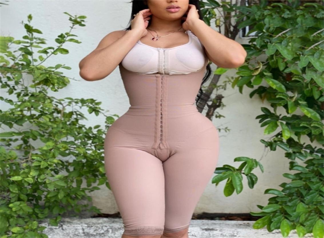 

Women Bodyshaper Corset Knee High Compression Girdle Daily Postpartum Skims Bodysuit Use Slimming Sheath Flat Belly 2202126844719, Black