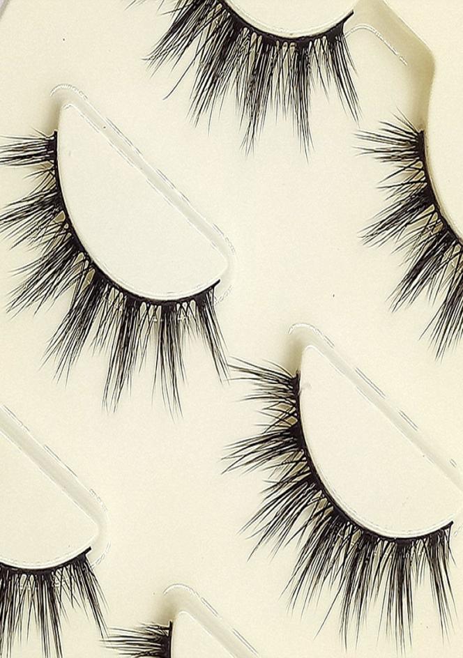 

3d Threedimensional Multilayer Black False Eyelashes Natural Cross Thick Winged Eye Lashes Fashion Ball Makeup Fake Eyelashes8070175