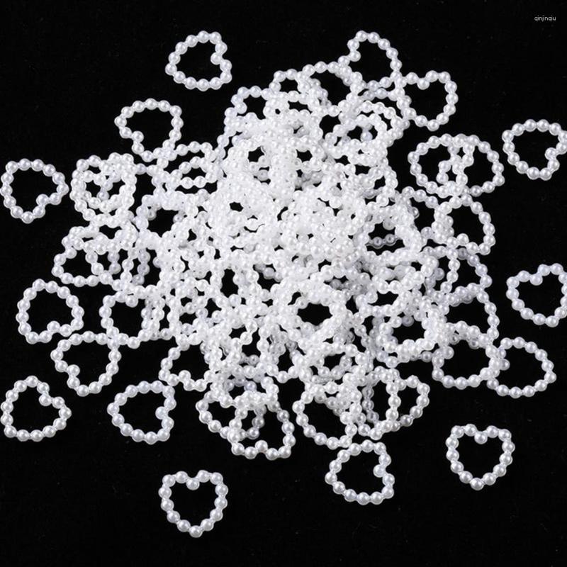 

Nail Art Decorations Decorative PVC Love Heart Hollow Faux Pearl Birthday Gift