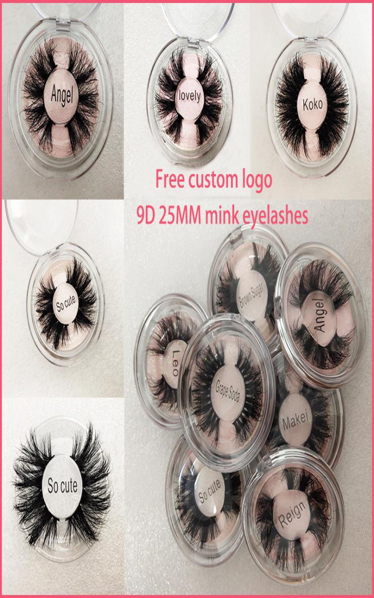 

New 9D Mink Eyelashes Eye makeup Mink False lashes Soft Natural Thick Fake Eyelashes 25MM Eyelashes Extension Beauty Tools 16 styl5524883
