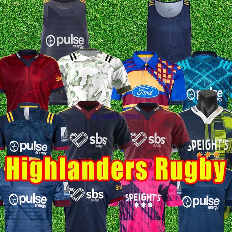 

Dttm 2023 Men's Rugby Jersey Fans t Shirts Highlanders 19 Training Shirt Vest Tshirt Black Home Away Size S- Retro Pants Short, As shown