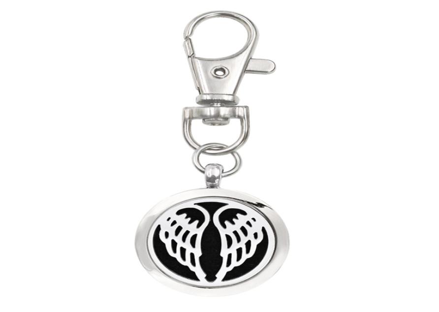 

More options Key Chain Essential Oil Aroma Diffuser Perfume Locket with Lobster clasp Keychain keyring 5pcs Pads color randomly K51584815