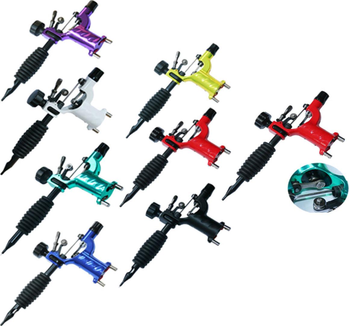 

WholeDragonfly Rotary Tattoo Machine Shader Liner Assorted Tatoo Motor Kits Supply 7 Colors Tattoo Guns DHL 6508166