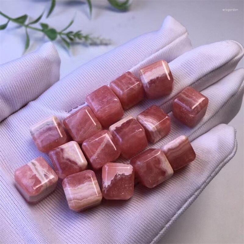 

Charms 5pcs Natural Red L Lace Agate Cube Pendant Fashion Elegance Healing Jewelry Birthday Crystal Gift Women Mature Charm 9-14mm