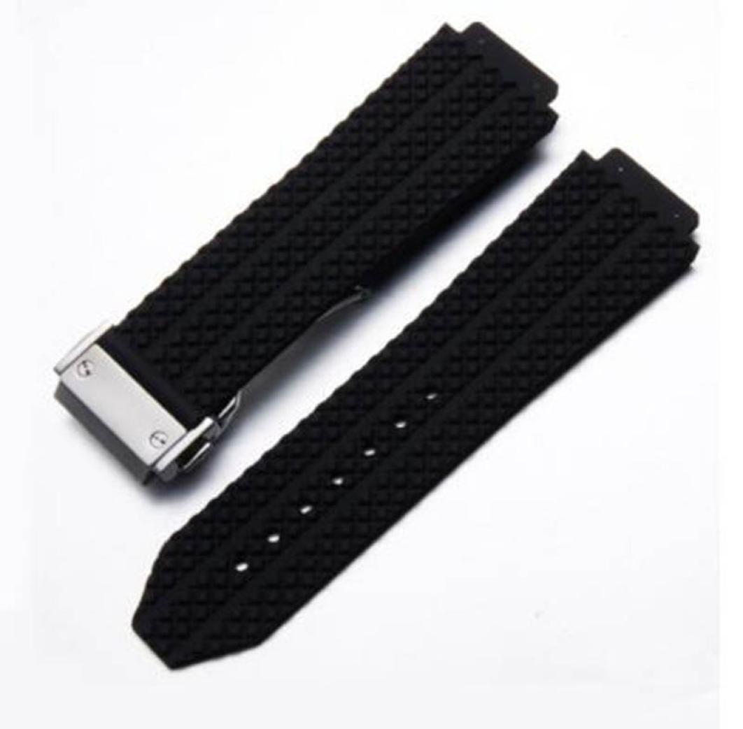 

Rubber Belt Watch Bands Glide Clasp Automatic Movement 20MM Size Men Watches Mens Wristwatches5431192