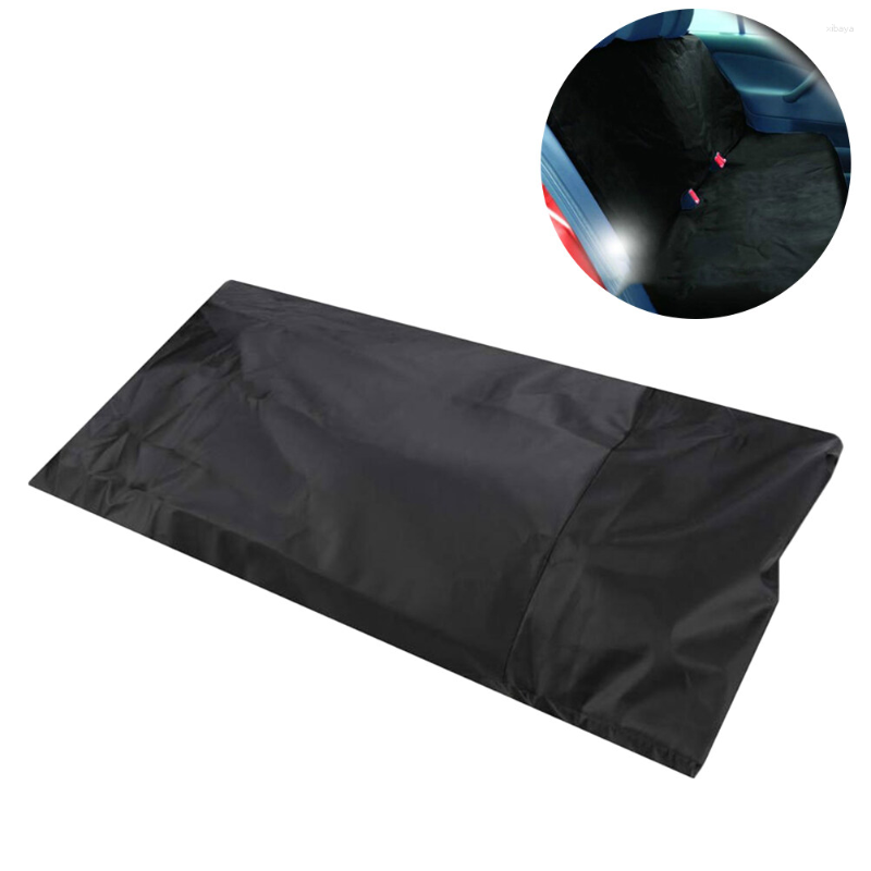 

Car Seat Covers 1PC Interior Back Cover Waterproof Cushion Breathable Pad Mat For Auto Vehicle (Black)