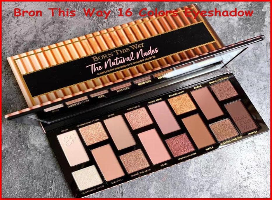 

2020 Newest 16 colors born this way eye shadow the natural nude Luminous eye shadow Shimmer Matte Eyeshadow8779138, Multi