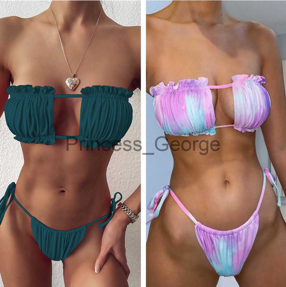 

Women' Plus Size Swimwear 2023 Hollow Sexy Bikini Lacing Swimwear Women Maio Biquinis Swimsuit Mujer Banador Stroj kapielowy Badpak Monokini x0621, Only beach dress