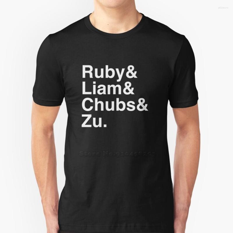 

Men's T Shirts Ruby & Liam Chubs Zu. ( Inverse ) Sleeve Short Shirt Streetswear Harajuku Summer High Quality T-Shirt Tops The Darkest, Mtee-natural