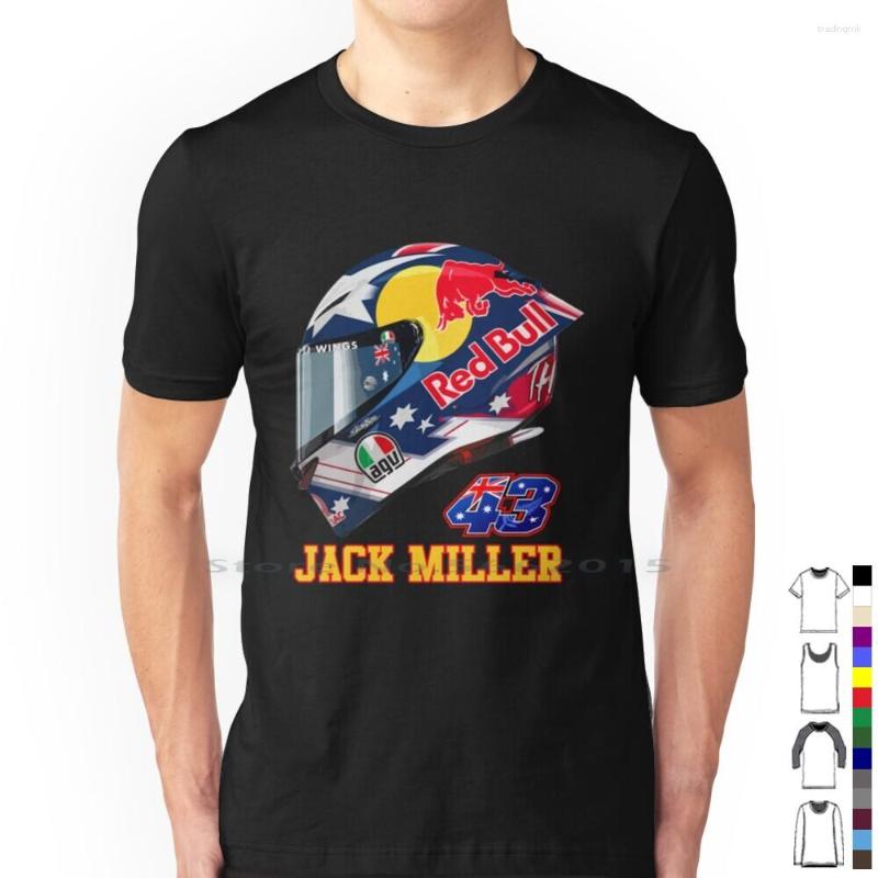

Men's T Shirts Jack Miller 43 Shirt Cotton Short Long Sleeve Tee Top, Ftee-black