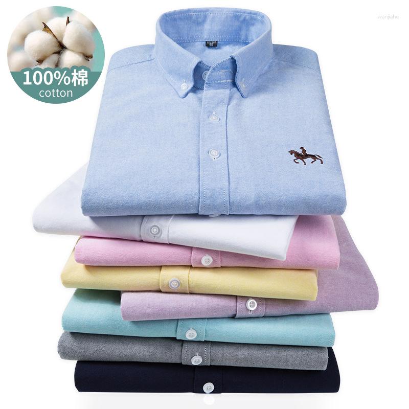 

Men's Casual Shirts Cotton Fashion Men's Long-sleeved Business Shirt Men Clothing 2023 Father's Day Gifts