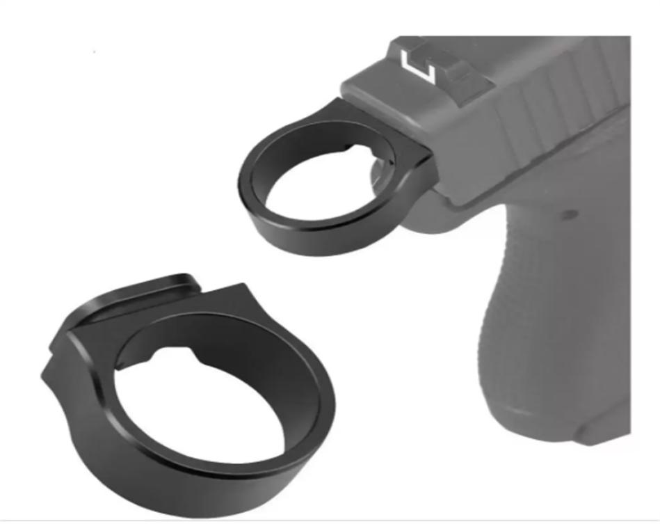 

Rear Sliding Pull Plates for All Glock GEN Models 15 Rack Auxiliary Plate Rings2192634, Black