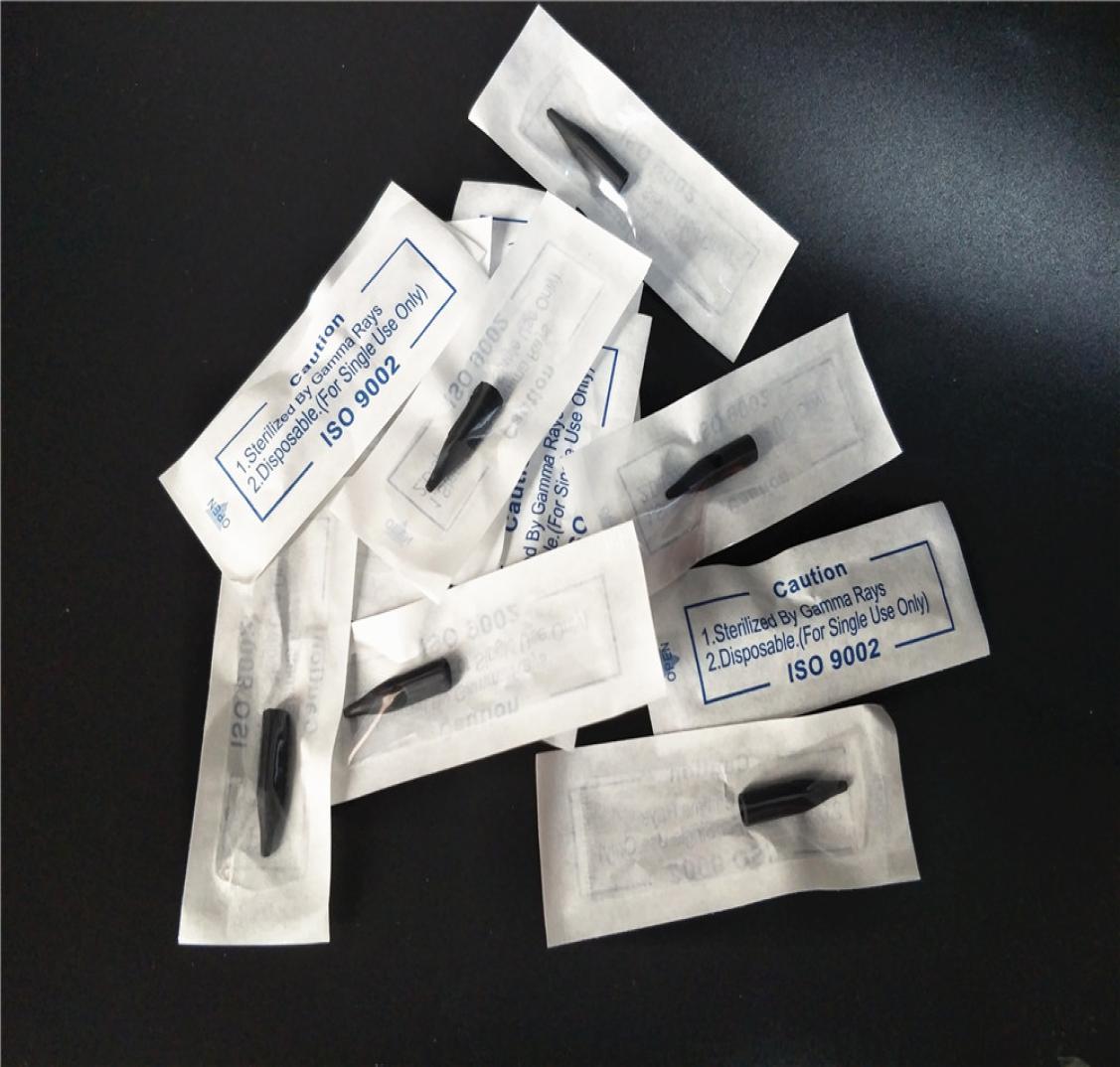 

100pcs Tattoo Tips 1RL 3RL 5RL Permanent Makeup Eyebrow Lip Eyeliner Microblading Disposable Sterilized Needle Tips for Tattoo Mac1964294