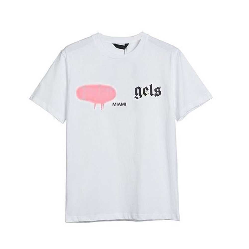 

Designer PA t shirt luxury brand clothing shirts spray heart letter cotton short sleeve spring summer tide mens womens tees TJFI