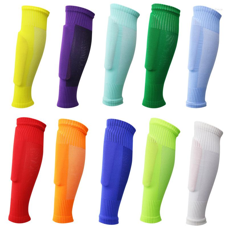 

Sports Socks Football Sock Adult Long Tube Fixed High Elastic Professional Leg Protector With Pressing Plate