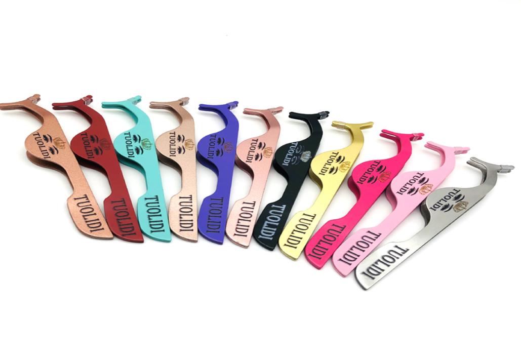 

New arrive False Eyelash Tweezers Fake Eye Lash Applicator Eyelash Extension Curler Nipper Auxiliary Clip Clamp Makeup Tools 6863428