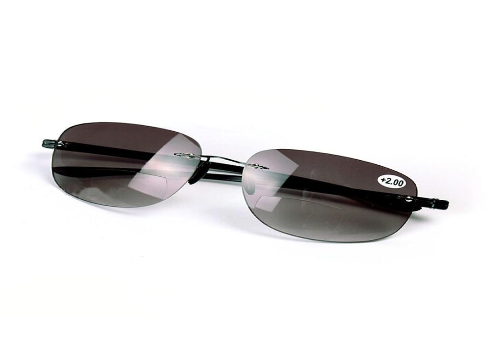 

Fashion Bifocals Reading Glasses Eyeglasses Men Eyewear Black Lens Sunglasses Outside Diving Eye Reader 1035 Strength Far And3689158