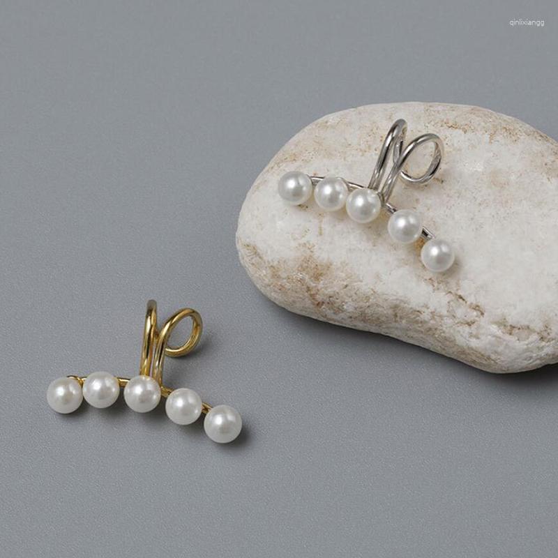 

Backs Earrings 1 Pc Pearl Ear Bone Clip No Piercings Earring Earless Hole Buckle Stud Women Jewelry