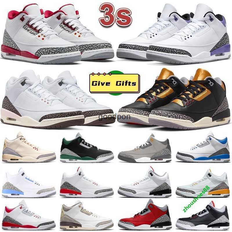 

Men 3 Basketball Shoes 3s Sneakers Dark Iris Cardinal Fire Red Neapolitan Muslin Desert Black Gold UNC Mens Women Outdoor Sports, 31