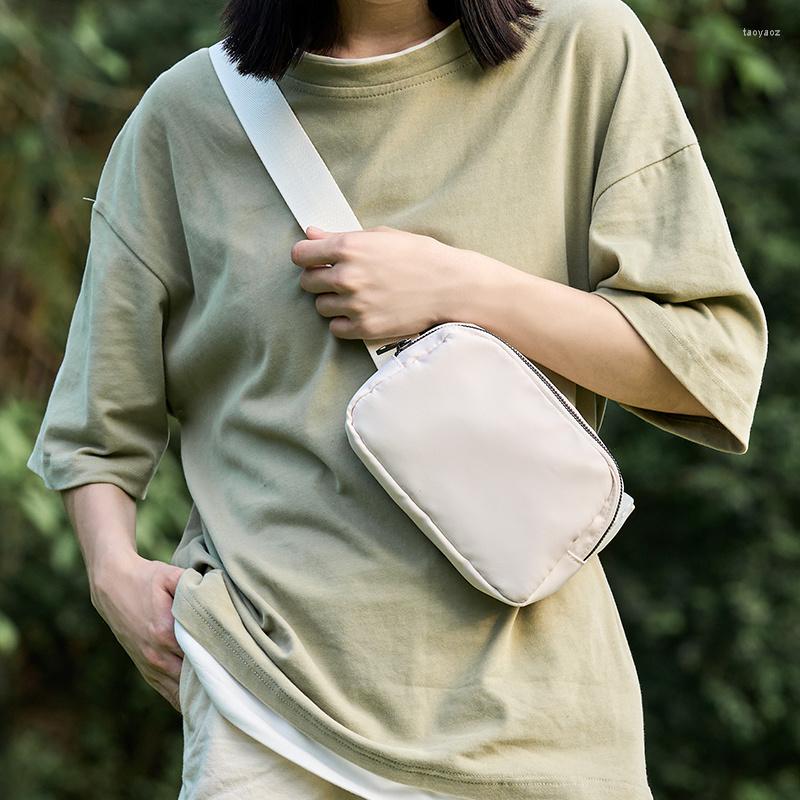 

Evening Bags 2023 Mini Waterproof Crossbody Bag For Women 6 Inch Cell Phone Chest Oxford Girls Wallet Shoulder Can Fit Key ID Card, Beige