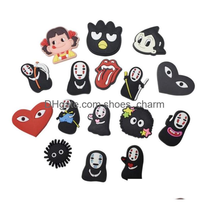 

Charms Pvc Clog Soft Rubber Shoe Cartoon Accessories Decoration Drop Delivery Otrno