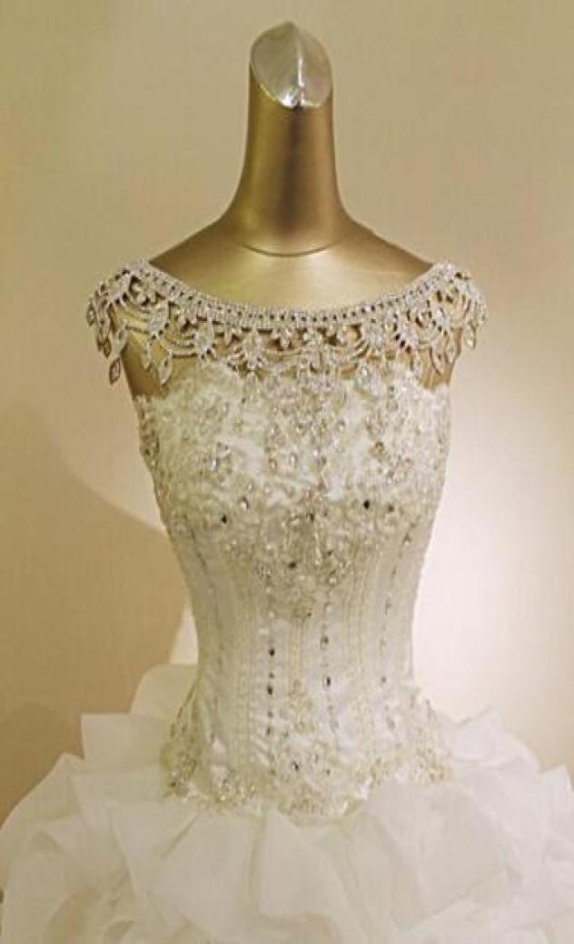 

Vintage Wedding Bridal Jewelry Set Shoulder Chain Necklace Set Silver Crystal Rhinestone Body Chain Pendant Necklace Party Jewelry9102287, White