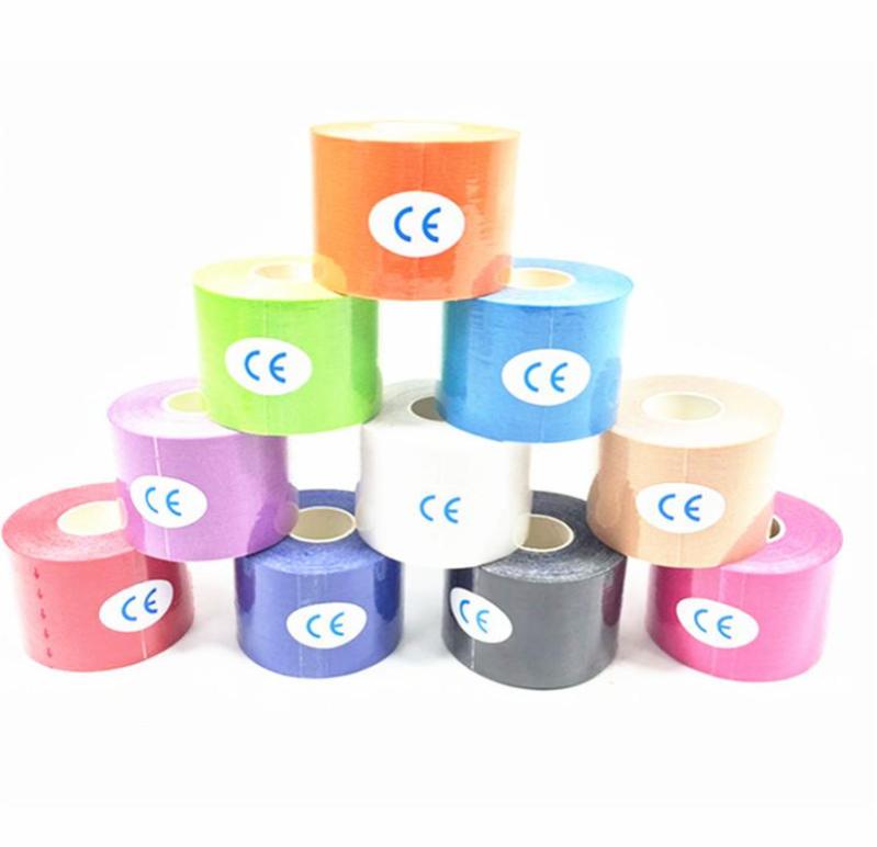 

1 piece Multicolor Intramuscular Patch Cloth Muscle Stick Sports Bandage Sports Protection Bandage Portable Sticky Tape FY40731364176, Blue