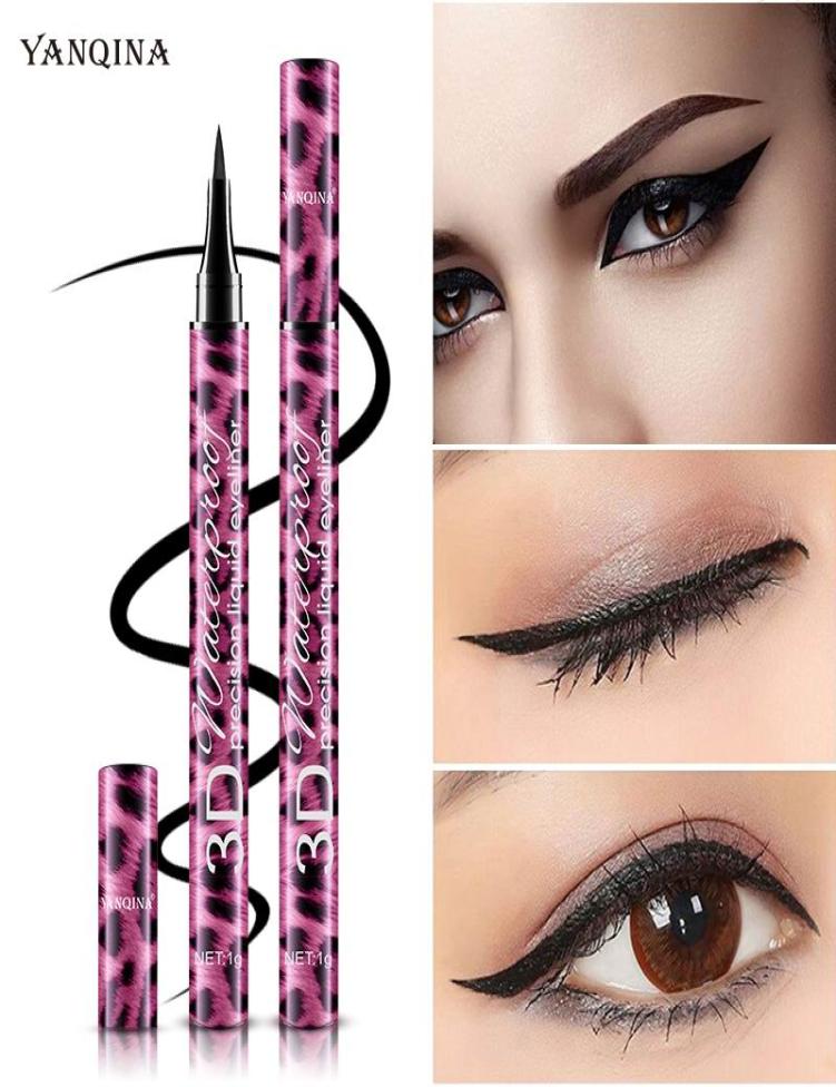 

Eye Makeup 36H Mascara Eyeliner Pencil Kit YANQINA 2 in 1 Precision Liquid Eyeliner 4D Thick Curl Mascara Waterproof Long lasting 2344447, Black