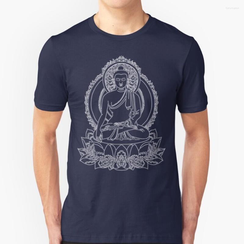 

Men' T Shirts Buddha Onyx Hip Hop T-Shirt Cotton Tshirts Men Tee Tops Buddhist Chakra Enlightened Lotus Meditate, Mtee-purple