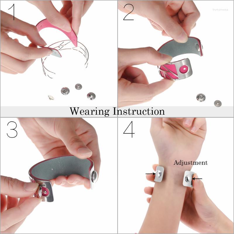 

Bangle Cremo Fashion Interchangeable Manchette Femme Bijoux DIY Jonc Acier Inoxydable For Women JewelryBangleBangleBangle Raym22