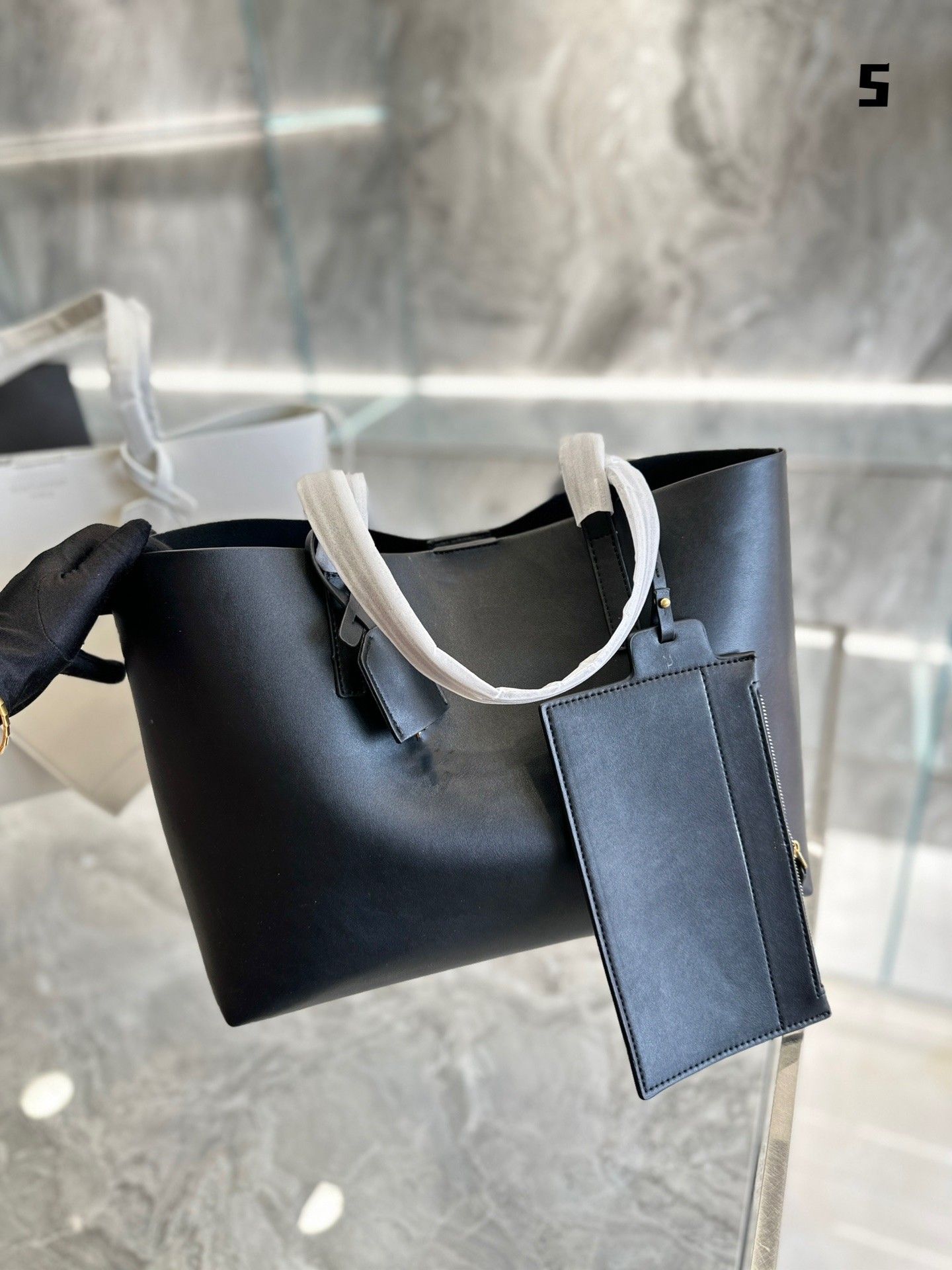 

Strap Totes Bags Shopping Totes Handbag bags Shoulder Hand bags Large Leather Wallet Women With Chain Shopping Crossbody Purses Bags To Srca, Black