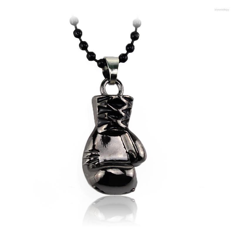 

Pendant Necklaces Man Boxing Glove Necklace Box Chain Pair Charms Pendants Sport Fitness Jewelry
