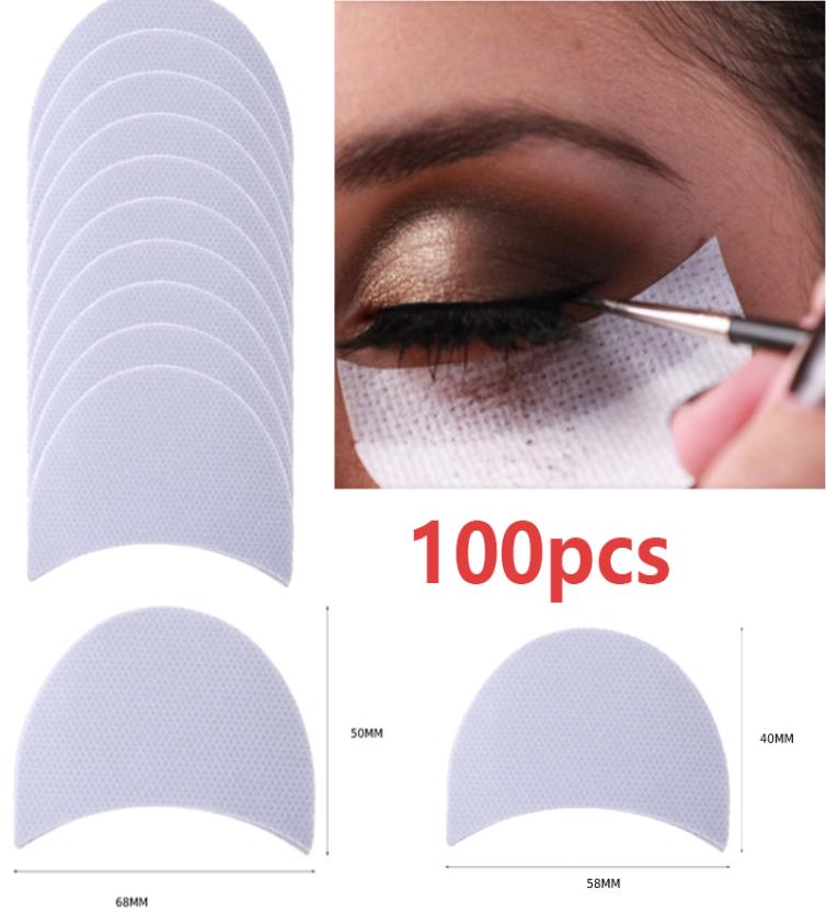 

100pcsset Eye Makeup Stencils Disposable Eyeshadow Stickers Eyeliner Shield Grafted Eyelashes Isolate Eyelash Removal Patches 1172109016