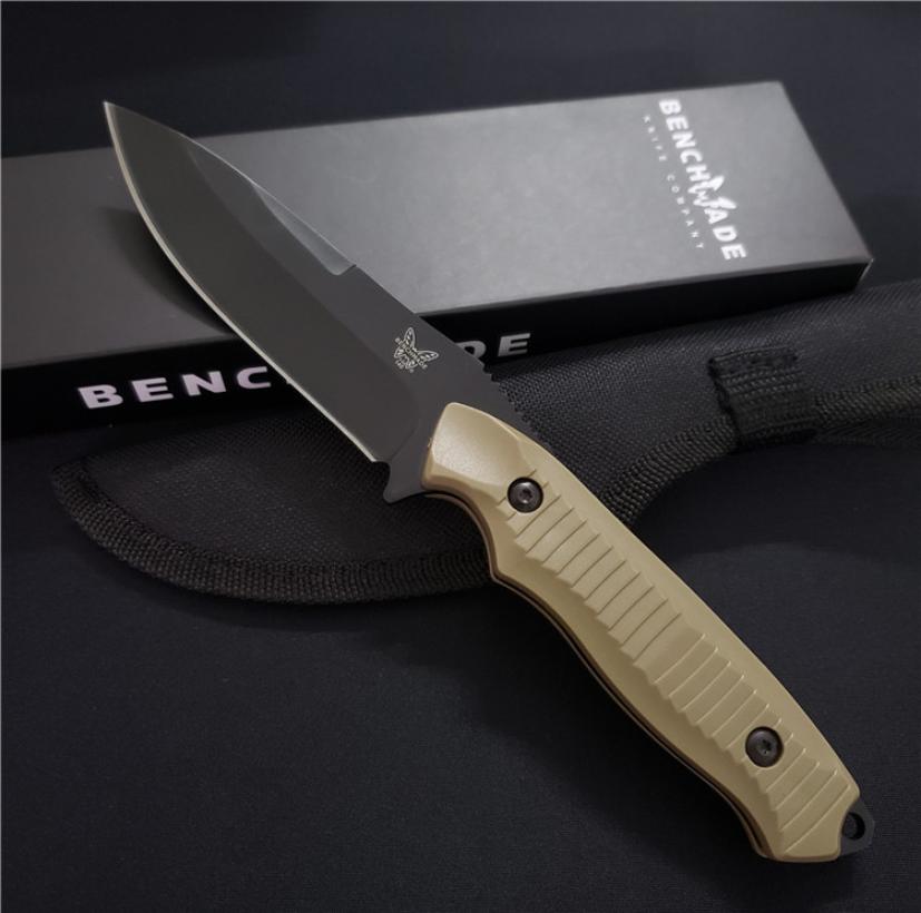 

Tactical Knife Survival ABS Knife Handle Blade BM140 Camping BM140 Knives With Bench Fixed 154CM 940 485 810 Outdoor Hufqu1642063