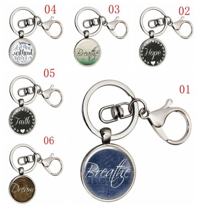 

Dream Hope Breathe Keychain Affirmation Quote Keyring Jewelry Yoga GiftsWords Pendant Inspirational Accessories Meaningful gif3454622