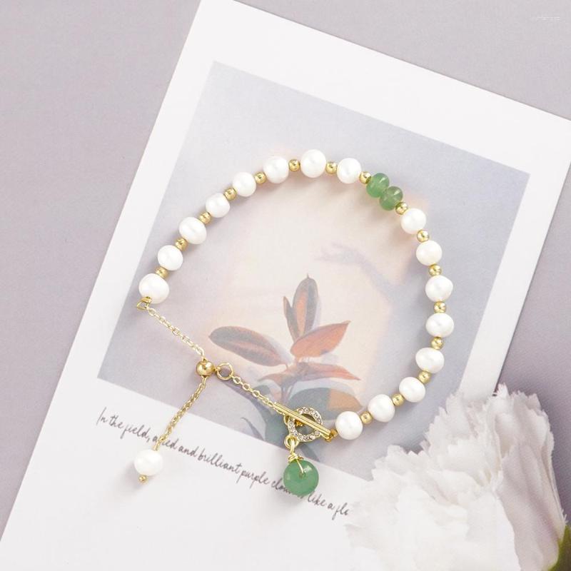 

Charm Bracelets Bracelet For Women Fashion Baroque Pearl Easy Hook Light Luxury Friendship Jewelry Accessories Wholesale