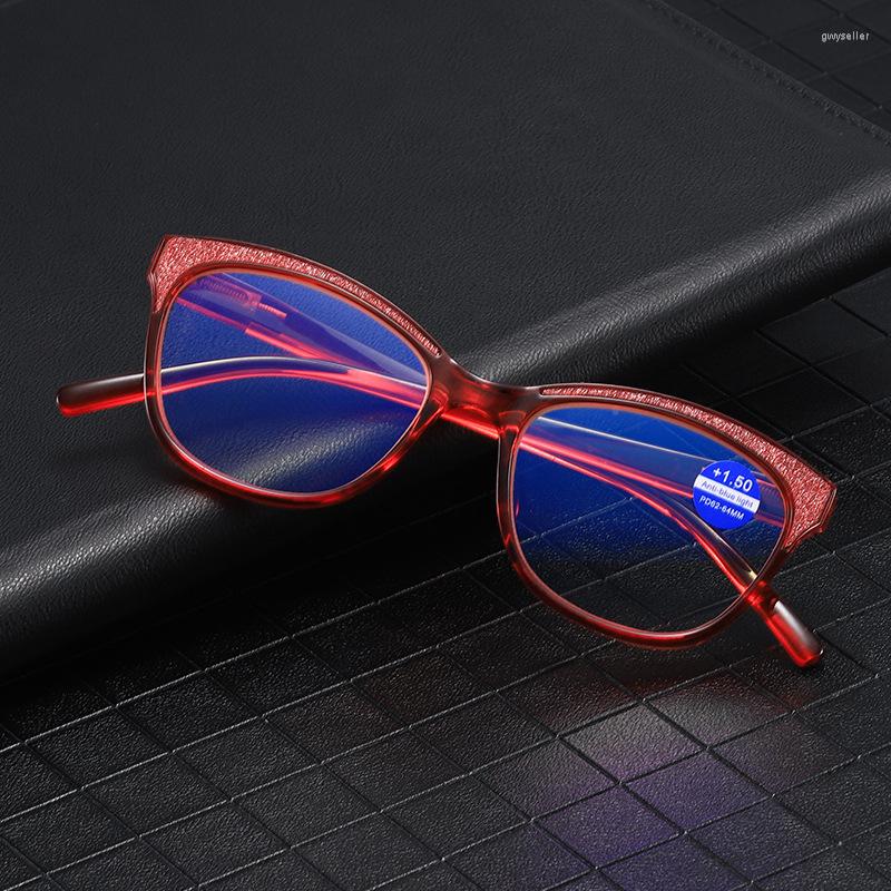 

Sunglasses Anti Blue Ray Reading Eyeglasses Women's Cat Eye Glasses Men Radiation Resistant Computer Far Sight