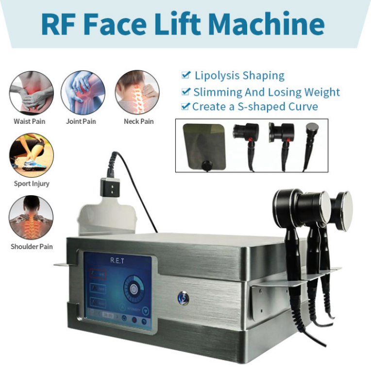 

New Tecar Therapy Diathermy Machine Ret Cet Rf Body Shape Sliming Face Lift Beauty Equipment133